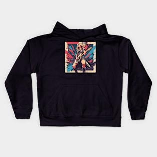 Taylor Swift vintage dnd style art Kids Hoodie